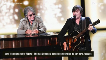Jacques Dutronc toujours "affecté" trois mois après le départ de Françoise Hardy, son fils Thomas donne de ses nouvelles