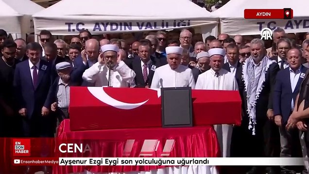 Ayşenur Ezgi Eygi son yolculuğuna uğurlandı