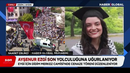 Ayşenur Ezgi Eygi'ye veda... İsrail askerleri tarafından öldürülmüştü!