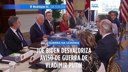 Biden desvaloriza avisos de Putin sobre guerra ao Ocidente