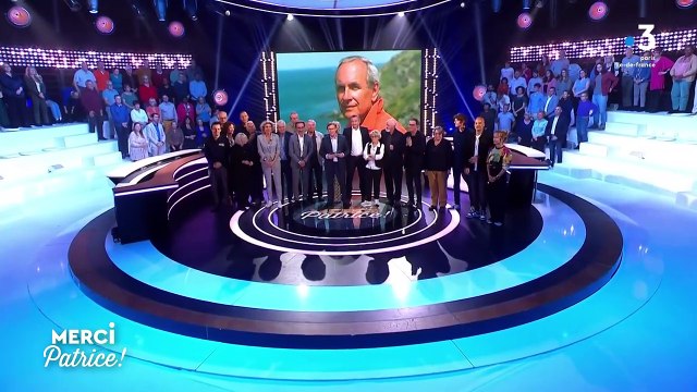 Laurent Romejko très ému en rendant hommage à Patrice Laffont hier soir sur France 3 dans Merci Patrice !
