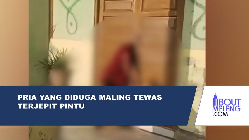 TRAGIS, PRIA YANG YANG DIDUGA MALING TEWAS AKIBAT TERJEPIT PINTU