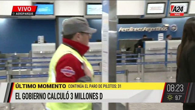 ✈️ SIGUE EL PARO DE PILOTOS: 319 VUELOS AFECTADOS