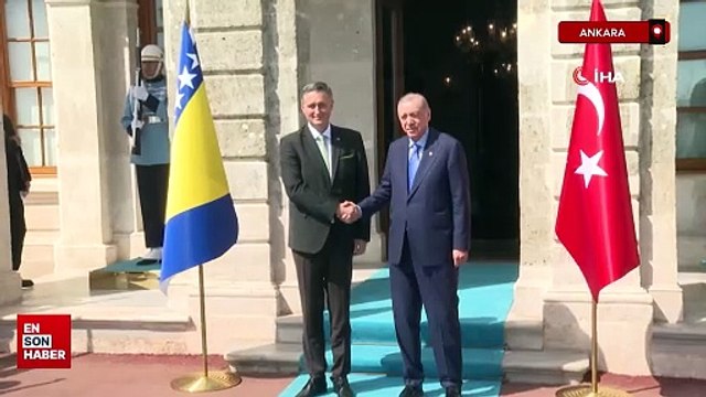 Cumhurbaşkanı Erdoğan, Bosna Hersek Devlet Başkanlığı Konseyi Başkanı ile görüştü