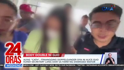 Alyas "Cath", itinangging doppelganger siya ni Alice Guo kundi secretary lang daw sa farm ng dismissed mayor | 24 Oras Weekend