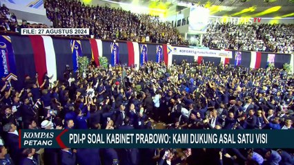 Tanggapan PDIP soal Kabinet Prabowo: Kami Dukung Asalkan Satu Visi