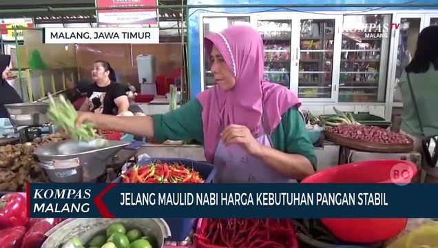 Jelang Maulid Nabi, Harga Bahan Pangan di Pasaran Cenderung Stabil