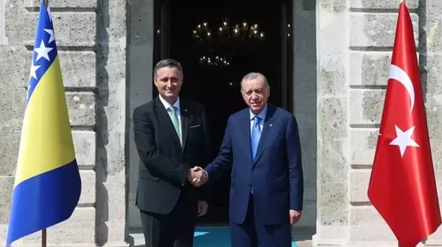 Cumhurbaşkanı Erdoğan, Bosna Hersek Devlet Başkanlığı Konseyi Başkanı Denis Becirovic ile görüştü