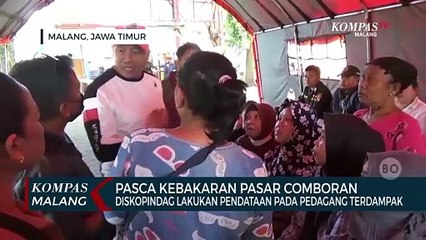 Pasca Kebakaran Pasar Comboran, Pedagang Terdampak Didata