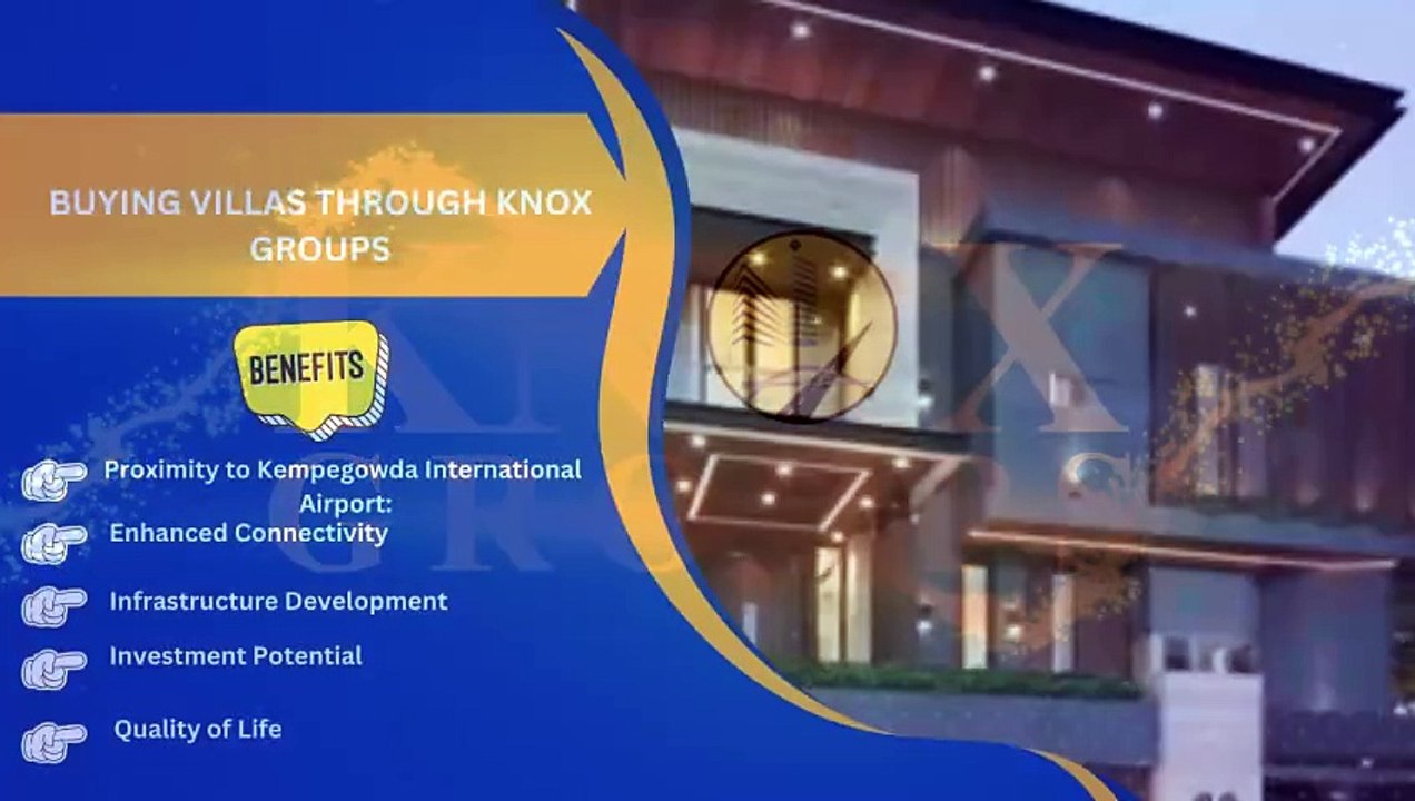 luxury villas in north Bangalore | knox Brundhvan villas -Rajanukunte