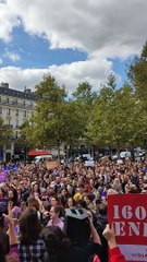 Manifestación contra la violencia sexual en Francia