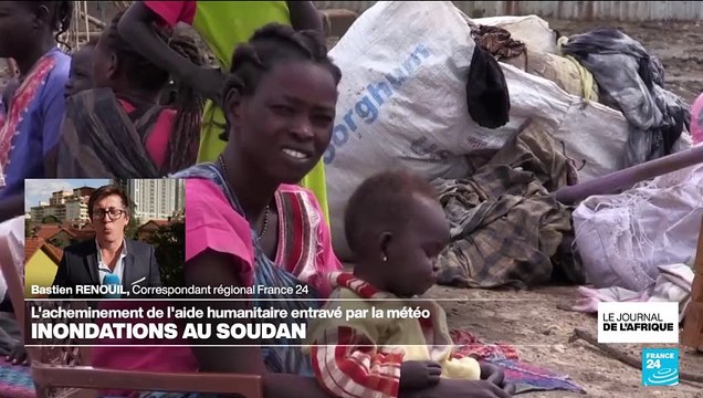 Au Soudan, l'acheminement de l'aide humanitaire entravé par des inondations