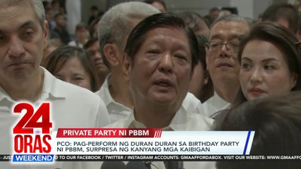 PCO - Pag-perform ng Duran Duran sa birthday party ni PBBM, surpresa ng kanyang mga kaibigan | 24 Oras Weekend
