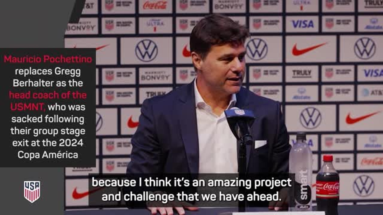 Pochettino 'so happy' to take over as new United States head coach