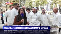 Parade des JO: les champions olympiques de cécifoot fiers “de ce moment de partage”