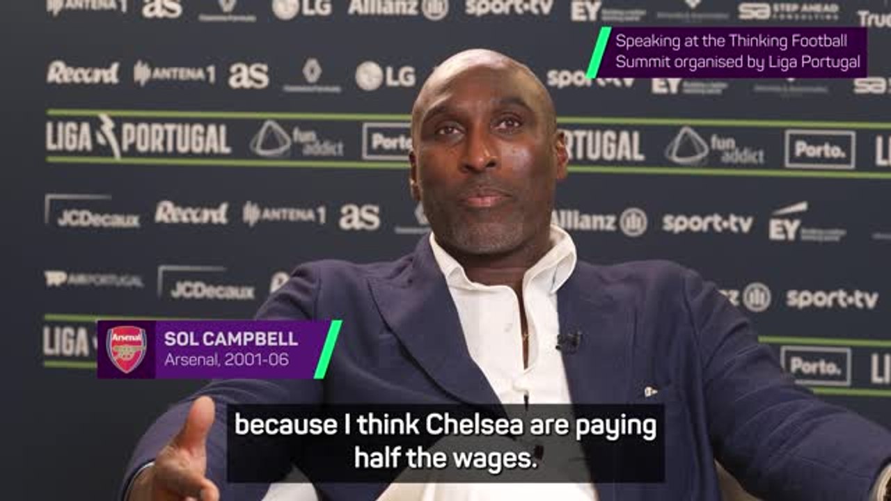 Sol Campbell thinks Arsenal are the perfect club for Sterling video