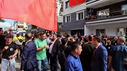 Ayşenur Ezgi Eygi’nin cenazesinde Numan Kurtuluş ve Cevdet Yılmaz’a protesto