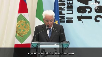 Mattarella: "L'Italia ha la vocazione per la pace"