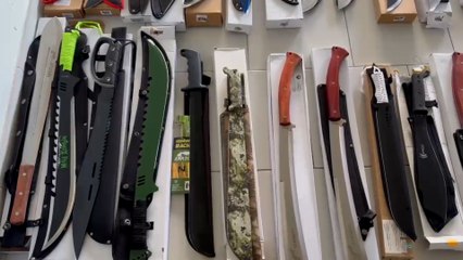 El machete, el arma letal de las bandas latinas, de fácil acceso y con secuelas irreversibles