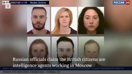 Russia claims "UK spies" working in Moscow
