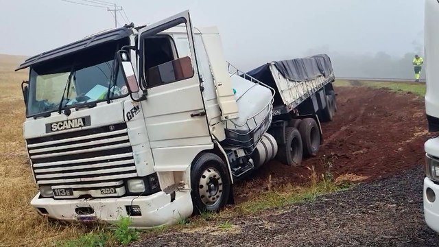 Muita neblina: acidentes em sequência na BR-277 em Céu Azul deixam motoristas em alerta