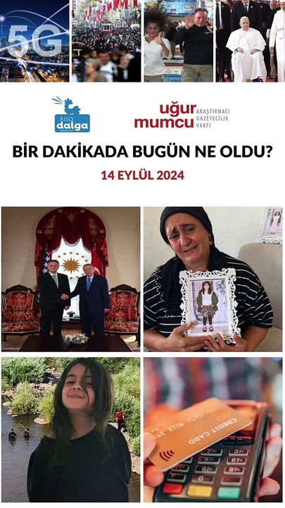 Bir dakikada bugün ne oldu?