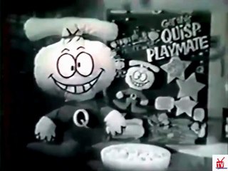 1960s Quisp & Quake cereal TV commercial - DUPLICATOR machine makes duplicates of Quisp & Quake