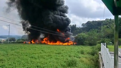 경기 이천시 야적장에서 불...다친 사람 없어 / YTN