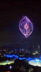 espetáculo de drones china