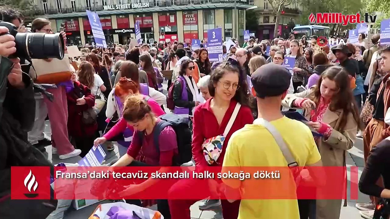 Fransa'da tecavüz skandalı büyüyor! Halk sokağa döküldü