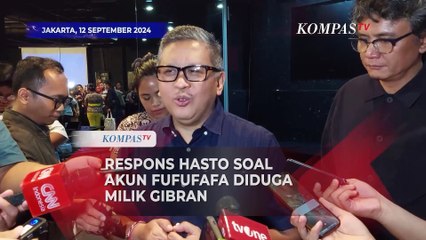 Komentar Hasto PDIP soal Akun Fufufafa Diduga Milik Gibran: Banyak yang Lempar Batu Sembunyi Tangan