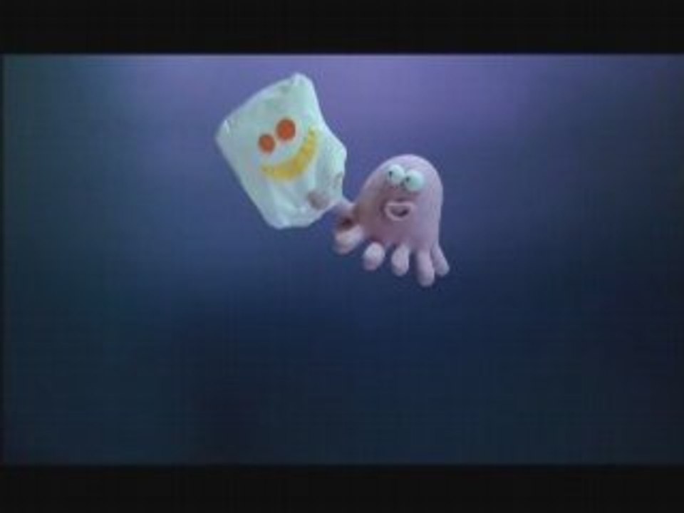 Jellyfish Plastic Bags The Animals save the planet (Aardman)