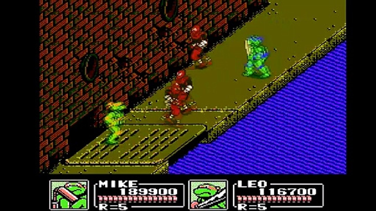 Teenage Mutant Ninja Turtles III The Manhattan Project (NES) Sewer Stage Theme