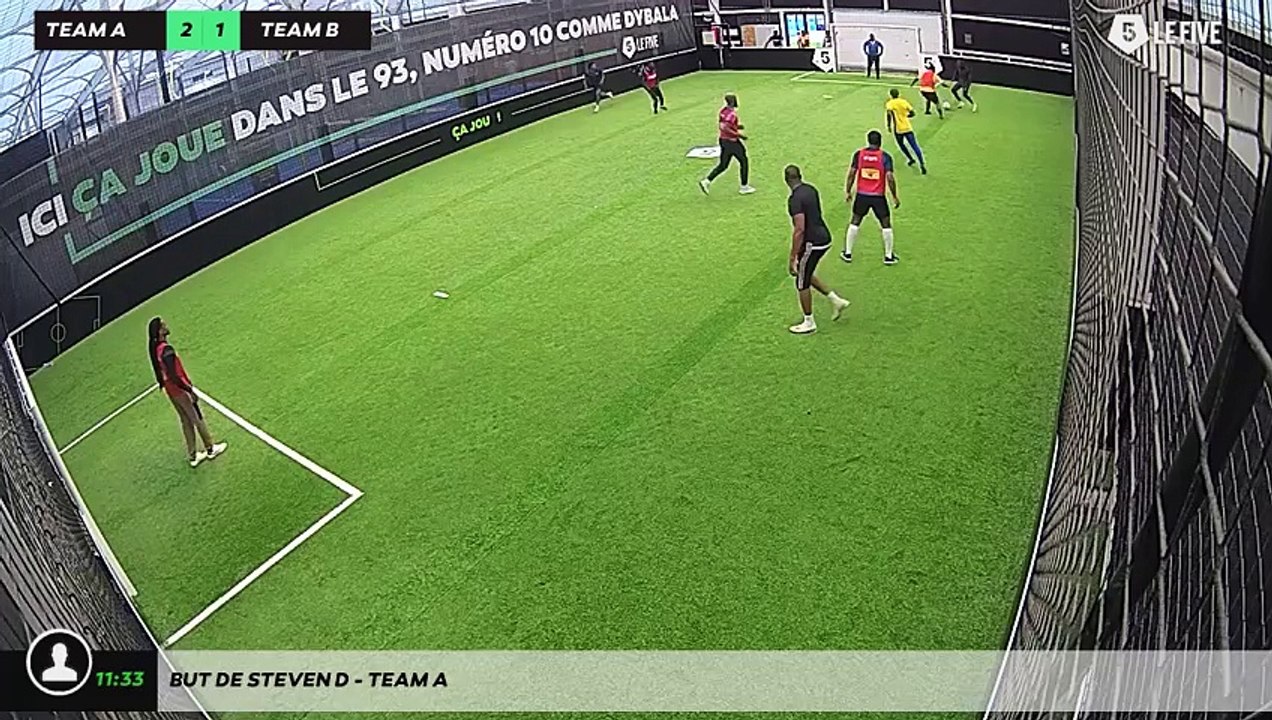 But de Steven D - Team A