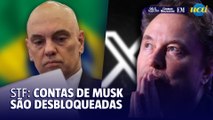 Moraes ordena transferência de R$ 18 milhões e desbloqueia contas de Musk