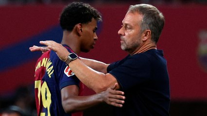 Hansi Flick y su consejo para Lamine Yamal: "Todavía puede mejorar; los campeones no descansan"