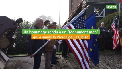 Un hommage rendu à un "Monument Men" qui a sauvé la Vierge de La Gleize