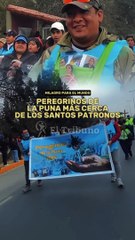 ESTÁN LLEGANDO La gran peregrinación de la Puna llegaron cerca del mediodía al Jockey Club. Se estima que su llegada a la Catedral sea a las 15-00. Mirá el recibimiento de los salteños en Avenida Banchick  #milagroparaelmundo #milagros