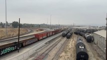 UP 8510 Arrived Westbound Manifest Train at West Colton Yard