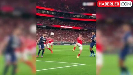 Formayı giyeli yarım saat bile olmadı! Kerem Aktürkoğlu, Benfica'daki ilk golünü attı
