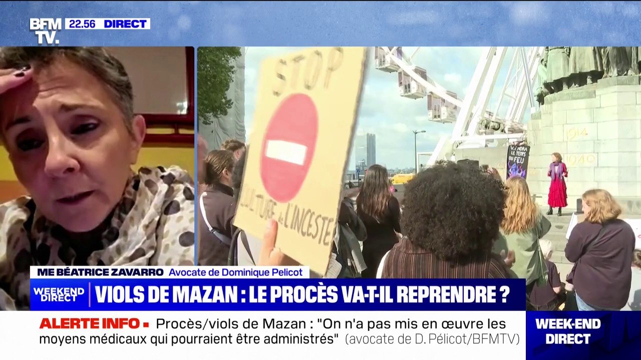 Maitre Béatrice Zavrro (avocate de Dominique Pelicot), sur l'état de santé de Dominique Pelicot: "Il m'a confirmé qu'au moment où je vous parle, il n'a pas été hospitalisé"