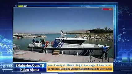 Van Emniyet Kurbağa Adamları: Su Altındaki Delillerle Olayların Aydınlatılmasında Görev Alıyor