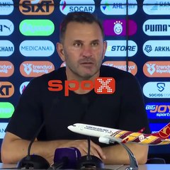 Okan Buruk: "Gol yemeden maçı tamamladık"