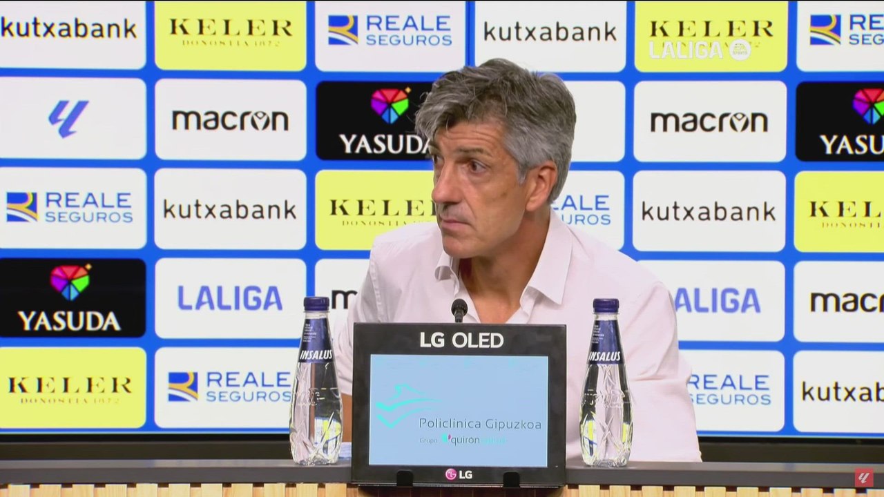 IMANOL y su FRASE contra el ÁRBITRO tras el POLÉMICO PENALTI | REAL SOCIEDAD 0- REAL MADRID 2