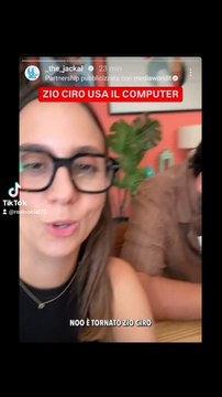 zio Ciro usa il computer