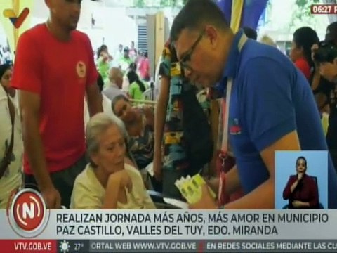 Miranda | Abuelas y abuelos de la pqa. Santa Lucia son beneficiados con jornada de atención integral