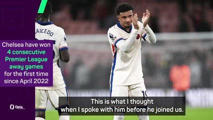 Sancho needs to be loved - Maresca on the winger's impact