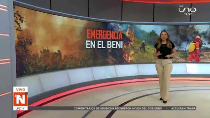 Beni El fuego entre en algunas viviendas en la comunidad de Santa Rita