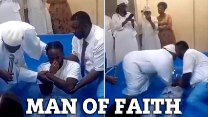 England Star Raheem Sterling Publicly Declares his Faith in GOD as he is Baptised in Tank of Water-