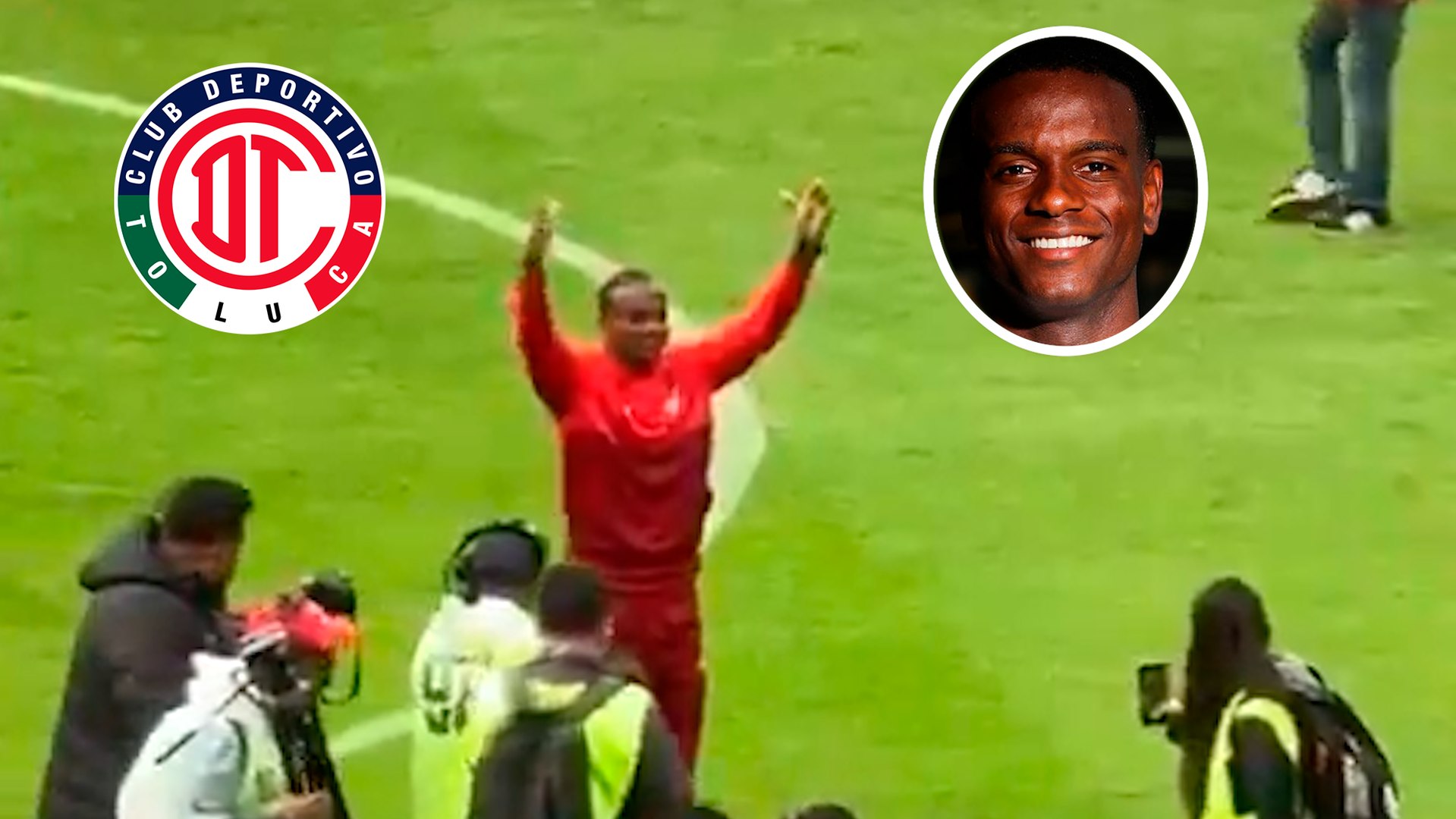 Helinho es presentado oficialmente con Toluca en el medio tiempo contra ...
